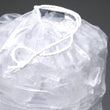 8 lb. Heavy Plastic Ice Bags with Drawstrings Case (500 bags/case)